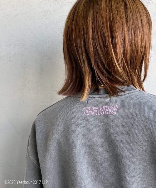 GOOD ROCK SPEED（グッドロックスピード）の「[GOOD ROCK SPEED/グッドロックスピード] 別注 THE WHO ロゴプリントスウェット（スウェット・レディース・チャコールグレー・M/L/XL）」の6枚目の写真