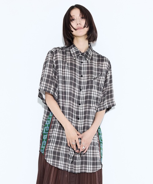 ＜TOGA PULLA＞チェックプリントドレス TOGA PULLA（トーガ プルラ）の「TOGA PULLA チェックプリントドレス