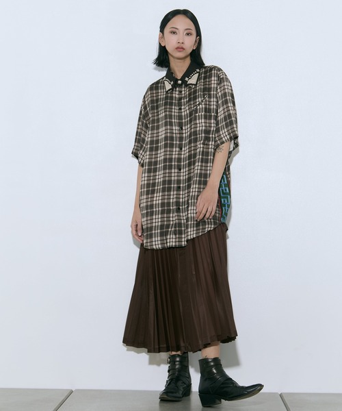 【新品未使用・タグ付き】TOGA TOO Inner print dress S TOGA TOO/トーガトゥ】Inner print dress/インナープリントドレス