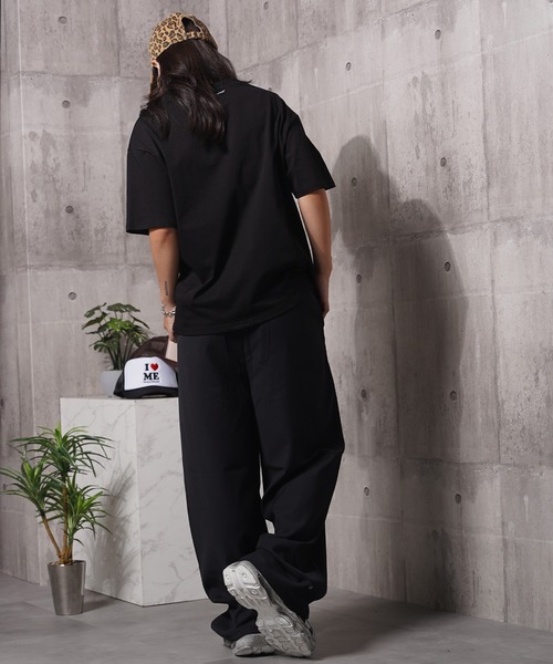 #MEMORY(メモリー)の「【MEMORY】ワイドストレート スラックス パンツ / Wide Straight Slacks Pants(スラックス・メンズ・ブラック/ストライプ・S/M/L)」の14枚目の写真