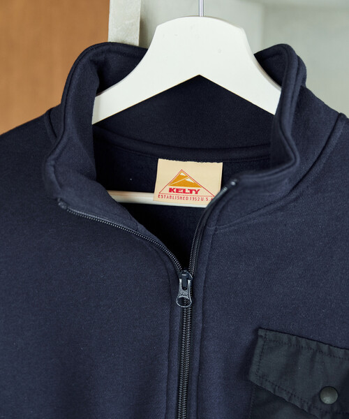 FREAK'S STORE（フリークスストア）の「限定展開 KELTY × FREAK'S STORE/ケルティ 別注 裏起毛 ハーフジップ ウエスト リボン ワンピース（ワンピース・レディース・ベージュ/ネイビー/ライトグレー/ブラック・ﾌﾘ-）」の7枚目の写真