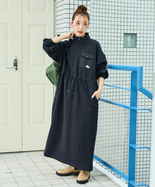 限定展開 KELTY × FREAK'S STORE/ケルティ 別注 裏起毛 ハーフジップ