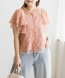 シャツ/ブラウス（オレンジ/橙色系・レース）ファッション通販 - ZOZOTOWN