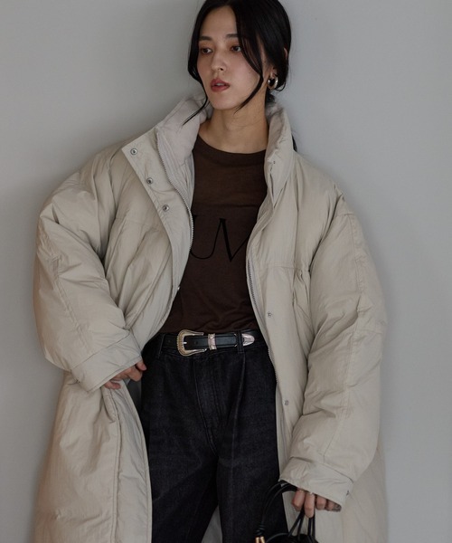 新登場 ロング丈バージョン
model：161cm 着用サイズ：L