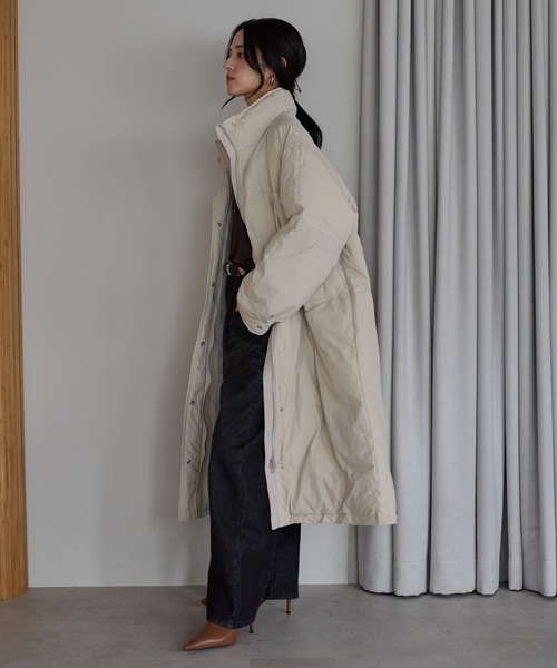 新登場 ロング丈バージョン
model：161cm 着用サイズ：L