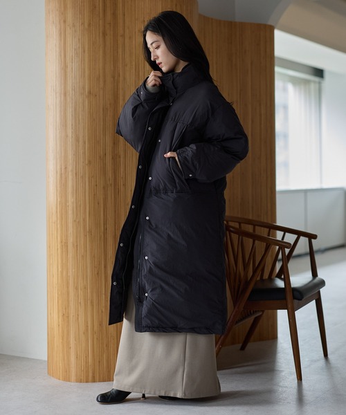 新登場 ロング丈バージョン
model：161cm 着用サイズ：L