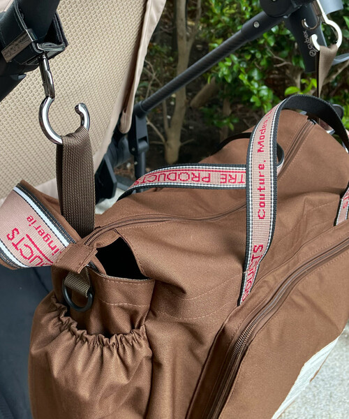 FREAK'S STORE(フリークスストア)の「THEATRE PRODUCTS × FREAK'S STORE/シアタープロダクツ 別注 撥水マルチ ペアレンツ ジャガードテープトートバッグ/ショルダーバッグ/ママバッグ(マザーズバッグ・レディース・ブラック/ブラウン・フリ-)」の19枚目の写真