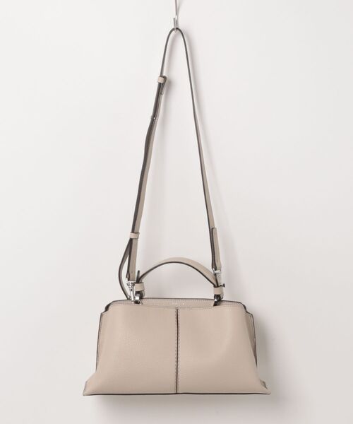 LORISTELLA(ロリステッラ)の「【LORISTELLA】レザーハンドルセンターシームハンドバッグ(Q56385)(ハンドバッグ・レディース・ブラック/ライトグレー・ALL)」の10枚目の写真