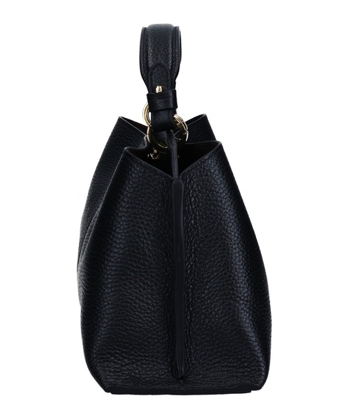LORISTELLA(ロリステッラ)の「【LORISTELLA】レザーハンドルセンターシームハンドバッグ(Q56385)(ハンドバッグ・レディース・ブラック/ライトグレー・ALL)」の16枚目の写真