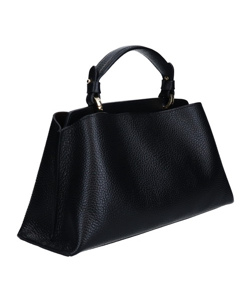 LORISTELLA(ロリステッラ)の「【LORISTELLA】レザーハンドルセンターシームハンドバッグ(Q56385)(ハンドバッグ・レディース・ブラック/ライトグレー・ALL)」の17枚目の写真