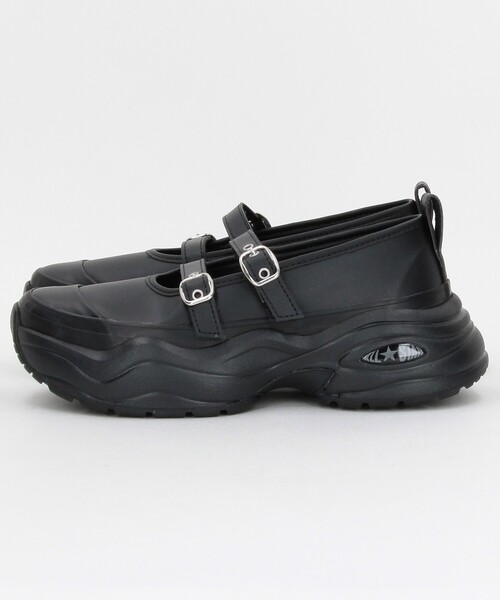 FREAK'S STORE（フリークスストア）の「CONVERSE/コンバース ALL STAR SURGETRAINER MJ ST OX/オールスター サージトレーナー メリージェーン ストラップ OX[23.5cm～24.5cm展開]（スニーカー・レディース・ブラック/シルバー・24.5cm/23.5cm）」の4枚目の写真