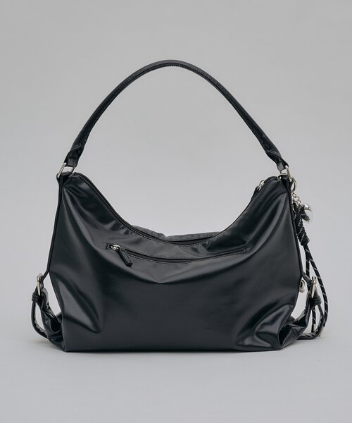 新色追加！【yomo企画】チャーム付きワンハンドルベルトデザインバック