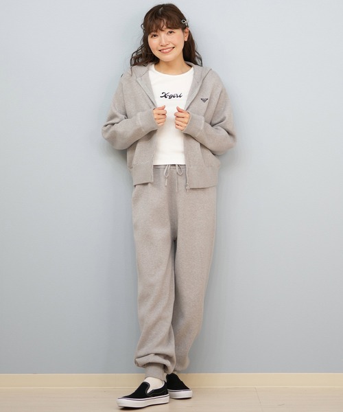 ROXY（ロキシー）の「ROXY/ロキシー セーター ジップアップフーディー RSR254009（ニット/セーター・レディース・グレー/スミクロ/ブラウン・M/L）」の17枚目の写真