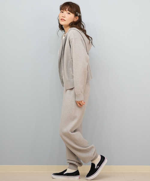 ROXY（ロキシー）の「ROXY/ロキシー セーター ジップアップフーディー RSR254009（ニット/セーター・レディース・グレー/スミクロ/ブラウン・M/L）」の13枚目の写真