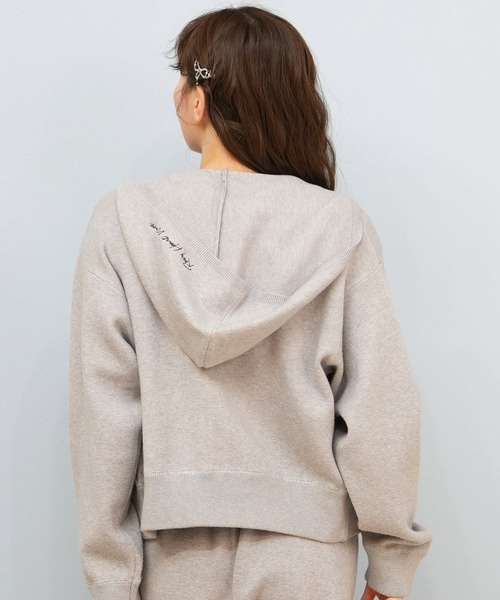 ROXY（ロキシー）の「ROXY/ロキシー セーター ジップアップフーディー RSR254009（ニット/セーター・レディース・グレー/スミクロ/ブラウン・M/L）」の11枚目の写真