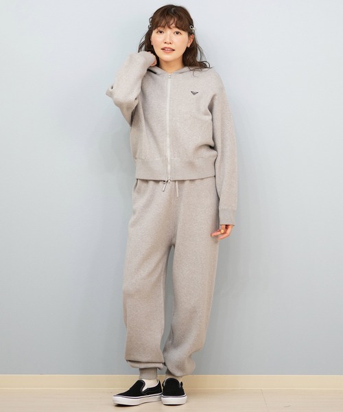 ROXY（ロキシー）の「ROXY/ロキシー セーター ジップアップフーディー RSR254009（ニット/セーター・レディース・グレー/スミクロ/ブラウン・M/L）」の16枚目の写真