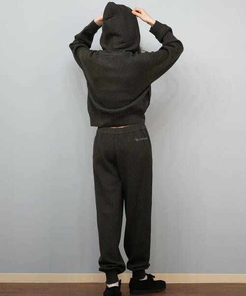 ROXY（ロキシー）の「ROXY/ロキシー セーター ジップアップフーディー RSR254009（ニット/セーター・レディース・グレー/スミクロ/ブラウン・M/L）」の8枚目の写真