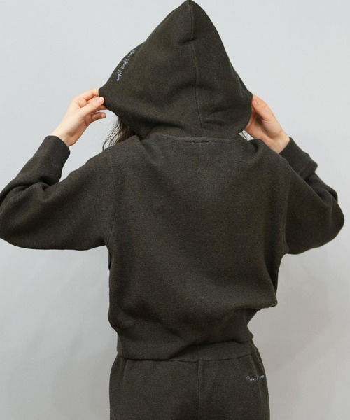 ROXY（ロキシー）の「ROXY/ロキシー セーター ジップアップフーディー RSR254009（ニット/セーター・レディース・グレー/スミクロ/ブラウン・M/L）」の5枚目の写真