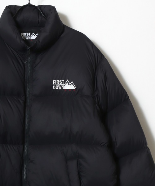 FIRST DOWN(ファーストダウン)の「FIRST DOWN/ファーストダウン LIGHT BUBBLE DOWN JACKET/ライトバブルダウンジャケット/レディース メンズ(ダウンジャケット/コート・メンズ・ブラック・M/L/XL)」の1枚目の写真