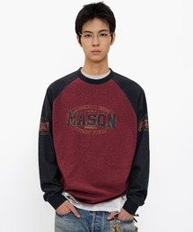 オーバーサイズフロントロゴラグランロンTEE CT6064