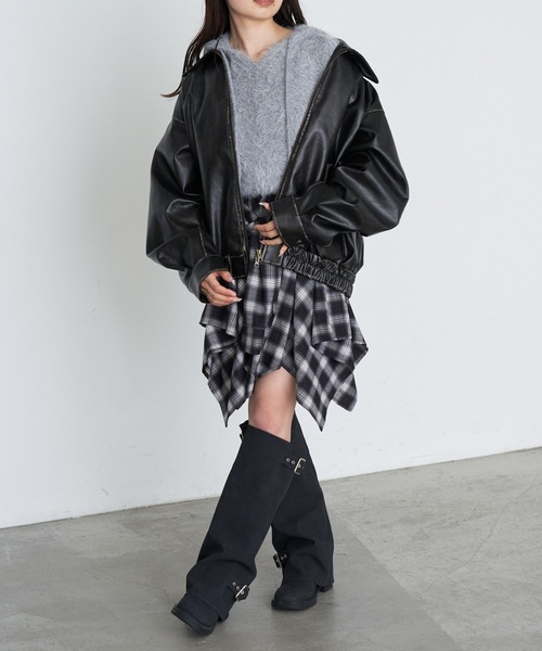 レザーブルゾン（ブルゾン）｜RAY CASSIN（レイカズン）のファッション