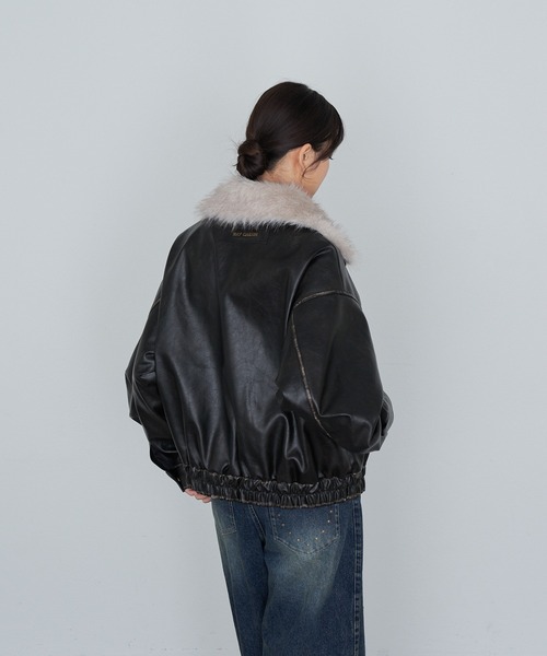 レザーブルゾン（ブルゾン）｜RAY CASSIN（レイカズン）のファッション