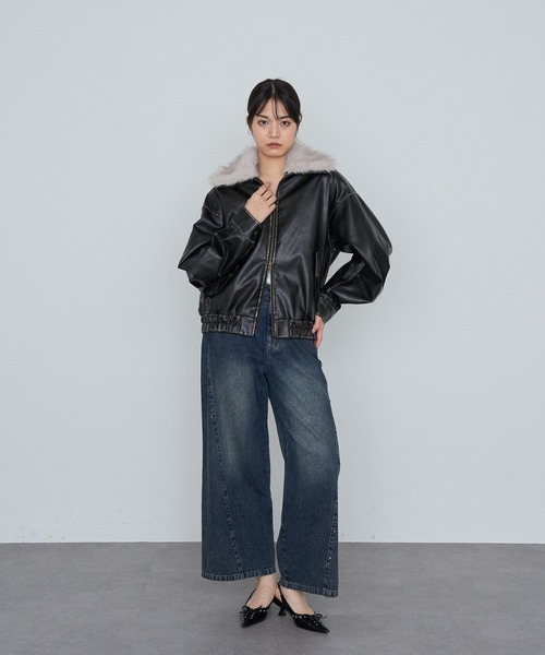 レザーブルゾン（ブルゾン）｜RAY CASSIN（レイカズン）のファッション