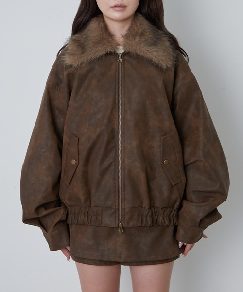 レザーブルゾン（ブルゾン）｜RAY CASSIN（レイカズン）のファッション