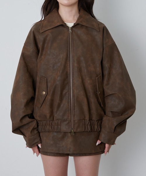 Ray Cassin レザーブルゾン 新品未使用 レザーブルゾン（ブルゾン）｜RAY CASSIN（レイカズン）のファッション