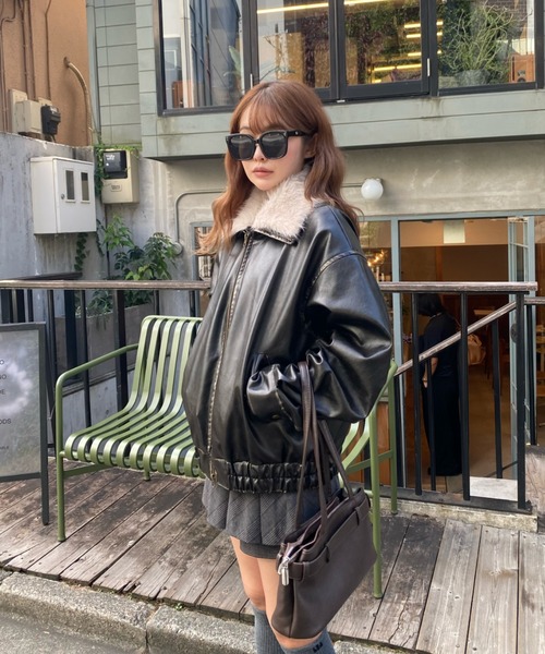 Ray Cassin レザーブルゾン 新品未使用 Ray Cassin（レイカズン） ブルゾン アウター レザーブルゾン