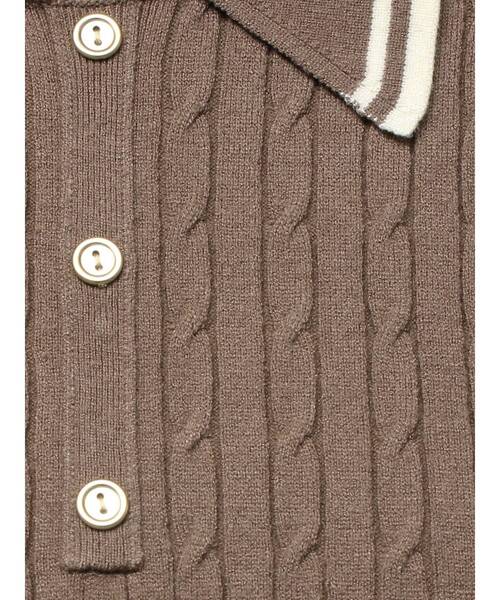 CALNAMUR(カルナムール)の「ニットプリーツワンピース(ワンピース・レディース・グレー/ネイビー/ブラウン・FREE)」の15枚目の写真