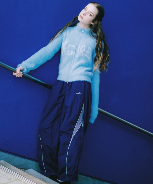 X-girl x UMBRO WIDE LEG TRACK PANTS（その他パンツ）｜UMBRO