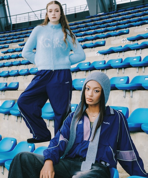 X-girl x UMBRO WIDE LEG TRACK PANTS（その他パンツ）｜UMBRO