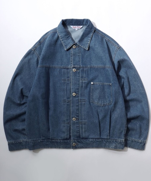 SITRY(シトリー)の「Denim Jacket/1stタイプ デニムジャケット G-ジャン トラッカージャケット(デニムジャケット・メンズ・ブラック/ネイビー/ブルー・M/L)」の1枚目の写真