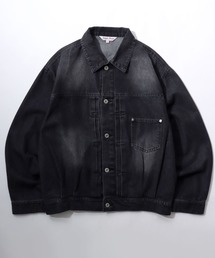 【希少】GOODENOUGH デニムジャケット カバーオール 短丈 Y2K 裏原 セール】12oz over size denim short coveralls jacket/オーバー
