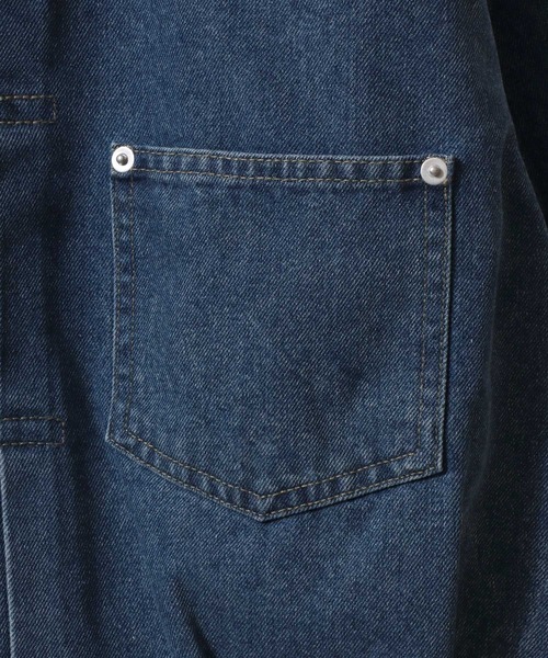 SITRY(シトリー)の「Denim Jacket/1stタイプ デニムジャケット G-ジャン トラッカージャケット(デニムジャケット・メンズ・ブラック/ネイビー/ブルー・M/L)」の9枚目の写真