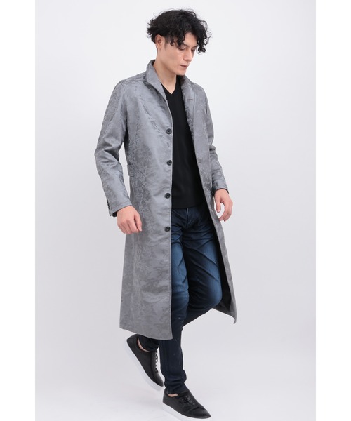 TORNADO MART（トルネードマート）の「ﾉﾜｰﾙｴｸﾘﾌﾟｽｺｰﾄ（チェスターコート・メンズ・ブラック/チャコールグレー・MEDIUM/LARGE/LL）」の12枚目の写真