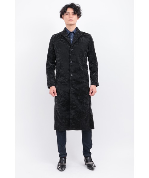 TORNADO MART（トルネードマート）の「ﾉﾜｰﾙｴｸﾘﾌﾟｽｺｰﾄ（チェスターコート・メンズ・ブラック/チャコールグレー・MEDIUM/LARGE/LL）」の5枚目の写真