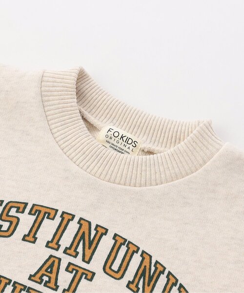 F.O.KIDS（エフオーキッズ）の「【リンク/ジュニア対応】カレッジロゴワンピース（ワンピース・キッズ・オレンジ/ブルー/ブラック/アイボリー・80/90/100/110/120/130/140）」の17枚目の写真