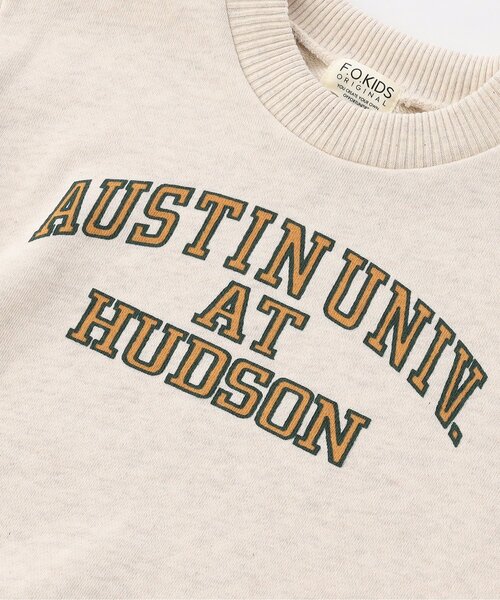 F.O.KIDS（エフオーキッズ）の「【リンク/ジュニア対応】カレッジロゴワンピース（ワンピース・キッズ・オレンジ/ブルー/ブラック/アイボリー・80/90/100/110/120/130/140）」の18枚目の写真