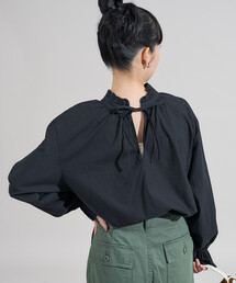 シャツ/ブラウス（ブラック/黒色系・フリル）ファッション通販 - ZOZOTOWN