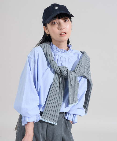 FREAK'S STORE(フリークスストア)の「前後2WAY フリルリボンブラウス/バックリボンブラウス(シャツ/ブラウス・レディース・ブラック/サックスブルー/オフホワイト/その他13・ONE SIZE)」の9枚目の写真