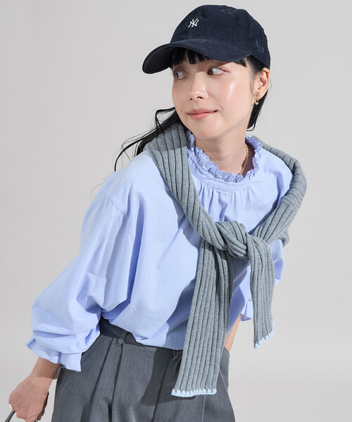 セール】前後2WAY フリルリボンブラウス/バックリボンブラウス（シャツ