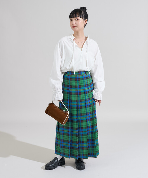 FREAK'S STORE(フリークスストア)の「前後2WAY フリルリボンブラウス/バックリボンブラウス(シャツ/ブラウス・レディース・ブラック/サックスブルー/オフホワイト/その他13・ONE SIZE)」の13枚目の写真