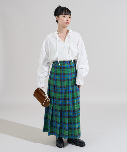 FREAK'S STORE(フリークスストア)の「前後2WAY フリルリボンブラウス/バックリボンブラウス(シャツ/ブラウス・レディース・ブラック/サックスブルー/オフホワイト/その他13・ONE SIZE)」の14枚目の写真