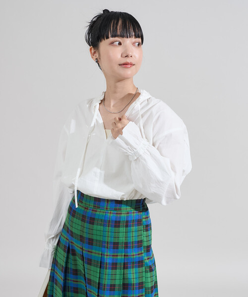 FREAK'S STORE(フリークスストア)の「前後2WAY フリルリボンブラウス/バックリボンブラウス(シャツ/ブラウス・レディース・ブラック/サックスブルー/オフホワイト/その他13・ONE SIZE)」の18枚目の写真