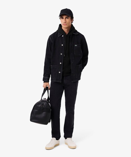 LACOSTE（ラコステ）の「Jeu Set et Match バックプリント ルーズシルエット スウェットフーディー / プルオーバーパーカー（パーカー・メンズ・ホワイト/ブラック・2/4/6/3/5）」の13枚目の写真