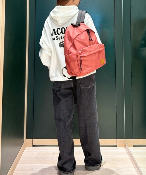 LACOSTE（ラコステ）の「Jeu Set et Match バックプリント ルーズシルエット スウェットフーディー / プルオーバーパーカー（パーカー・メンズ・ホワイト/ブラック・2/4/6/3/5）」の6枚目の写真