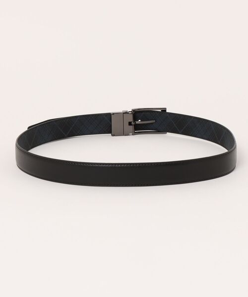 TAKA-Q（タカキュー）の「【リバーシブル 表牛革】タカキュー シングルピンベルト（ベルト・メンズ・ネイビー/ブラック・FREE）」の5枚目の写真