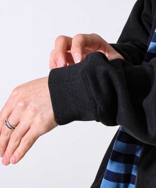 GLOSTER（グロスター）の「【秋の新定番】フェイクスエードMA-1ジップブルゾン（ブルゾン・メンズ・ブラック/オリーブ/ピンク・S/M/L）」の14枚目の写真